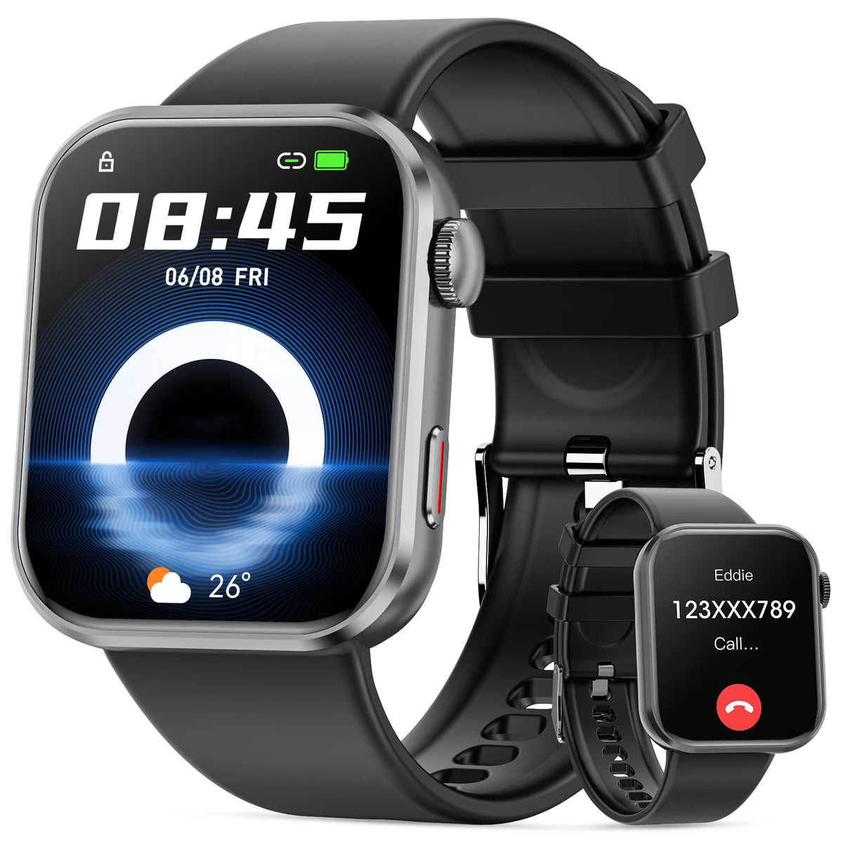 Y2 Smart Watch With Bluetooth Calling Fitness And Health Tracking