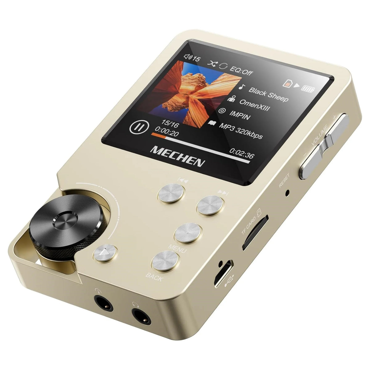 MECHEN Lossless DSD HiFi Music Player With Balanced Audio Output