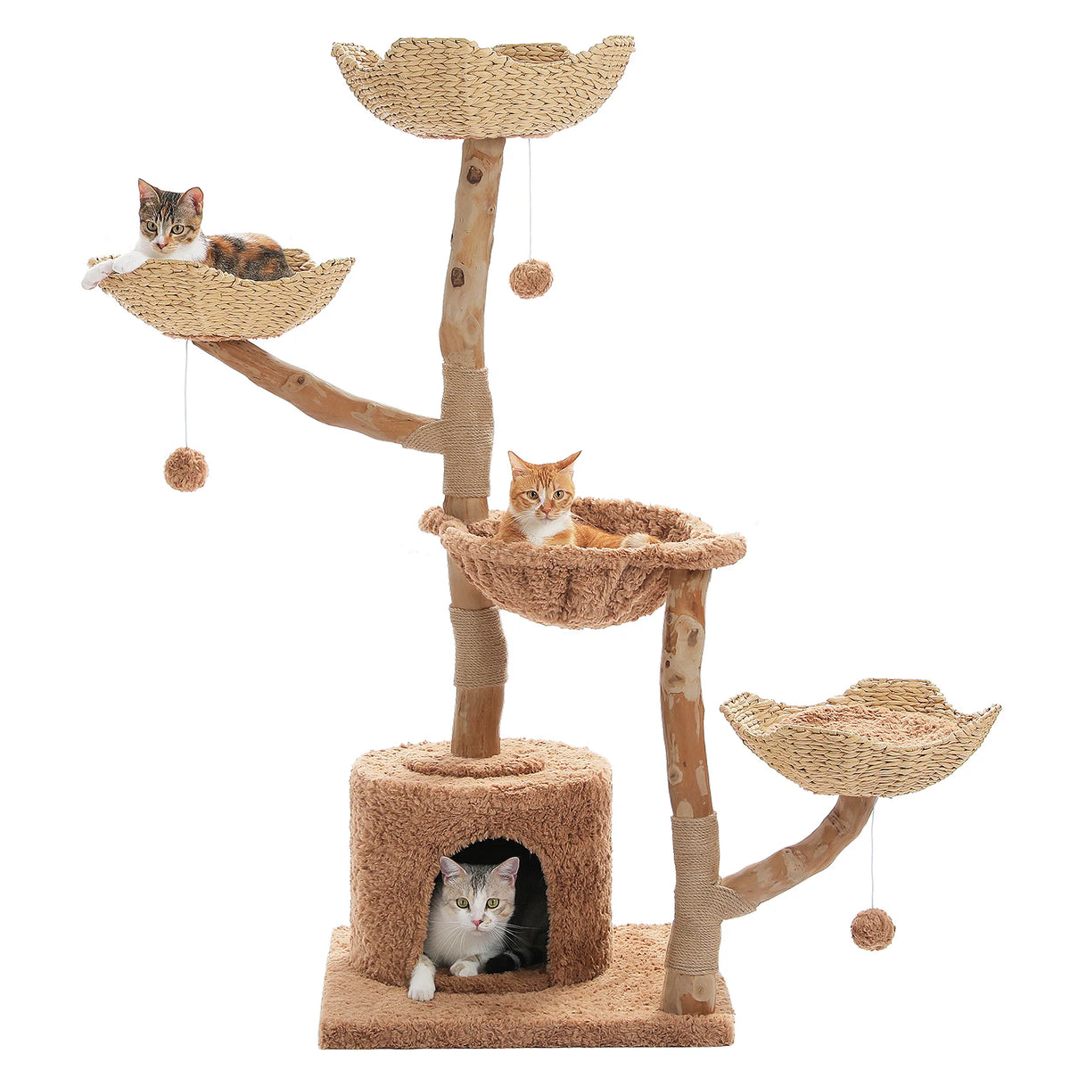 Pawz Road Multi Level Cat Condo With Sisal Scratching Posts