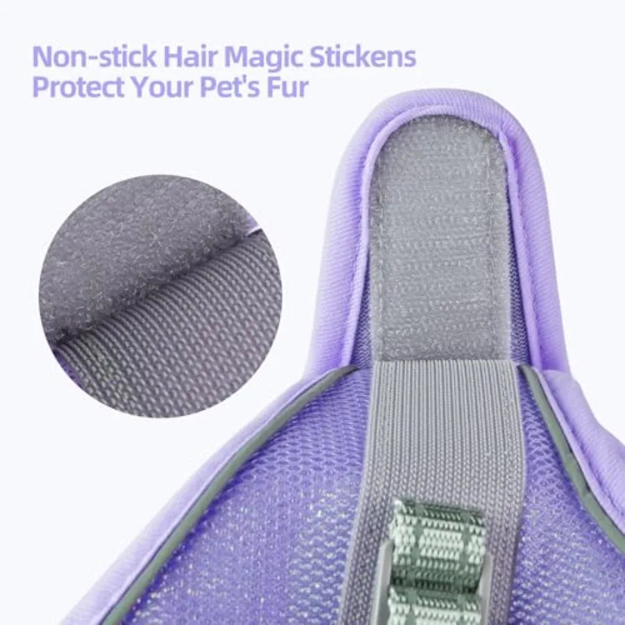 Sparkly Reflective Step In Puppy Harness And Leash Set for Walking
