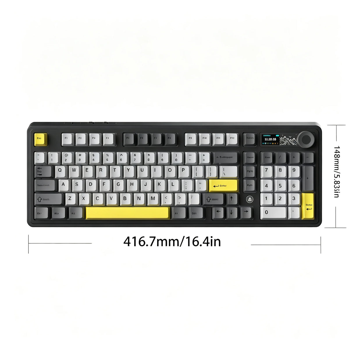 Ajazz Gasket Mount Hot Swappable Wireless RGB Mechanical Keyboard