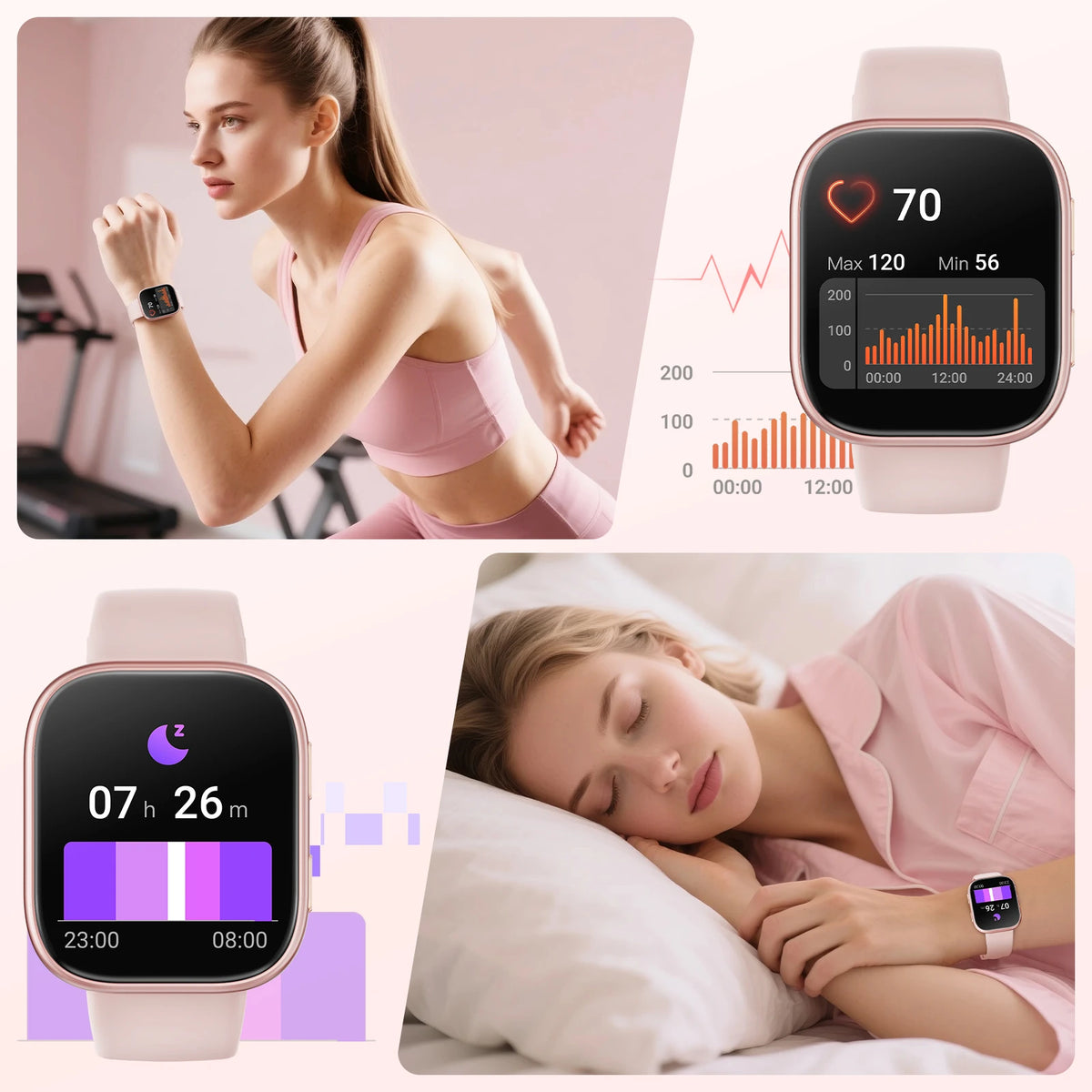 Bluetooth Call Smartwatch With Fitness Tracking And Heart Rate Monitor