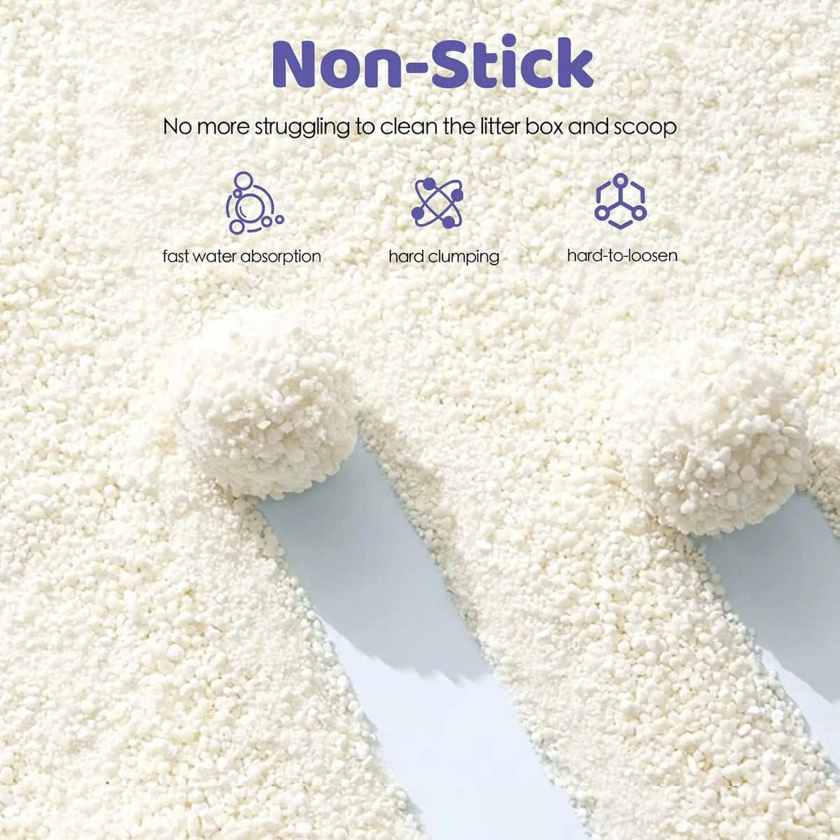 EZSKUUP Cassava Non Stick Cat Litter For Automatic Litter Boxes