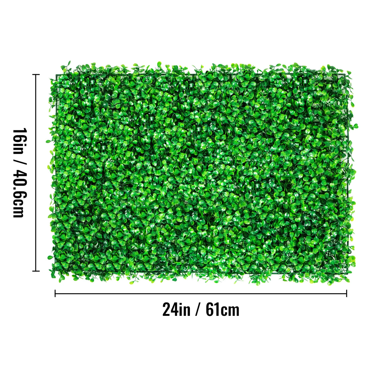 SucceBuy Artificial Boxwood Hedge Wall Panel Faux Greenery Background