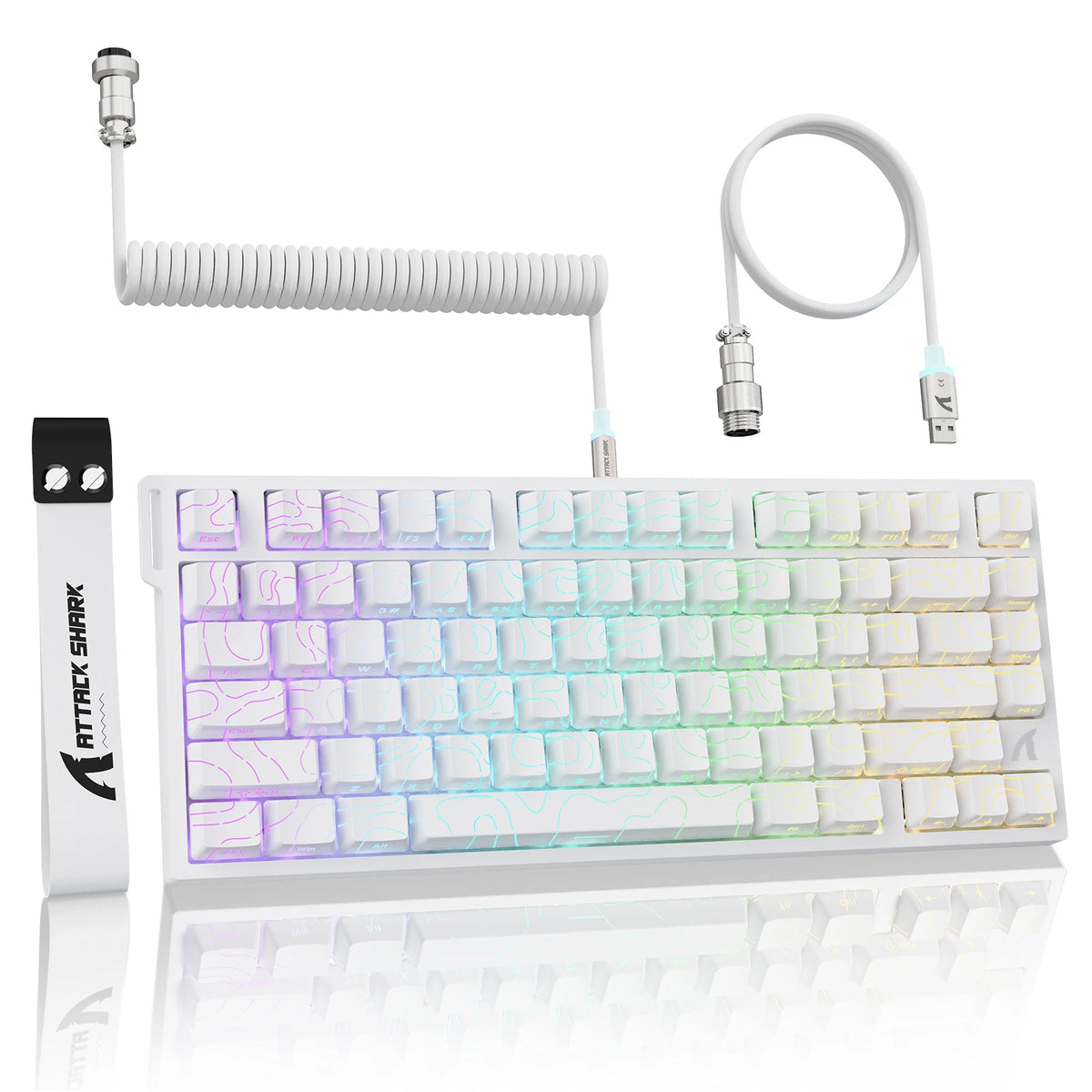 Attack Shark R82HE Wired Hall Effect Rapid Trigger Gaming Keyboard