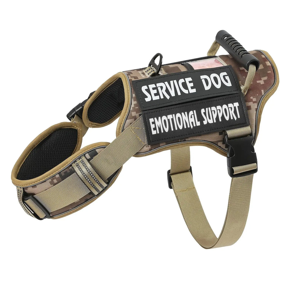No Pull Dog Harness Vest With Handle And Reflective Trim