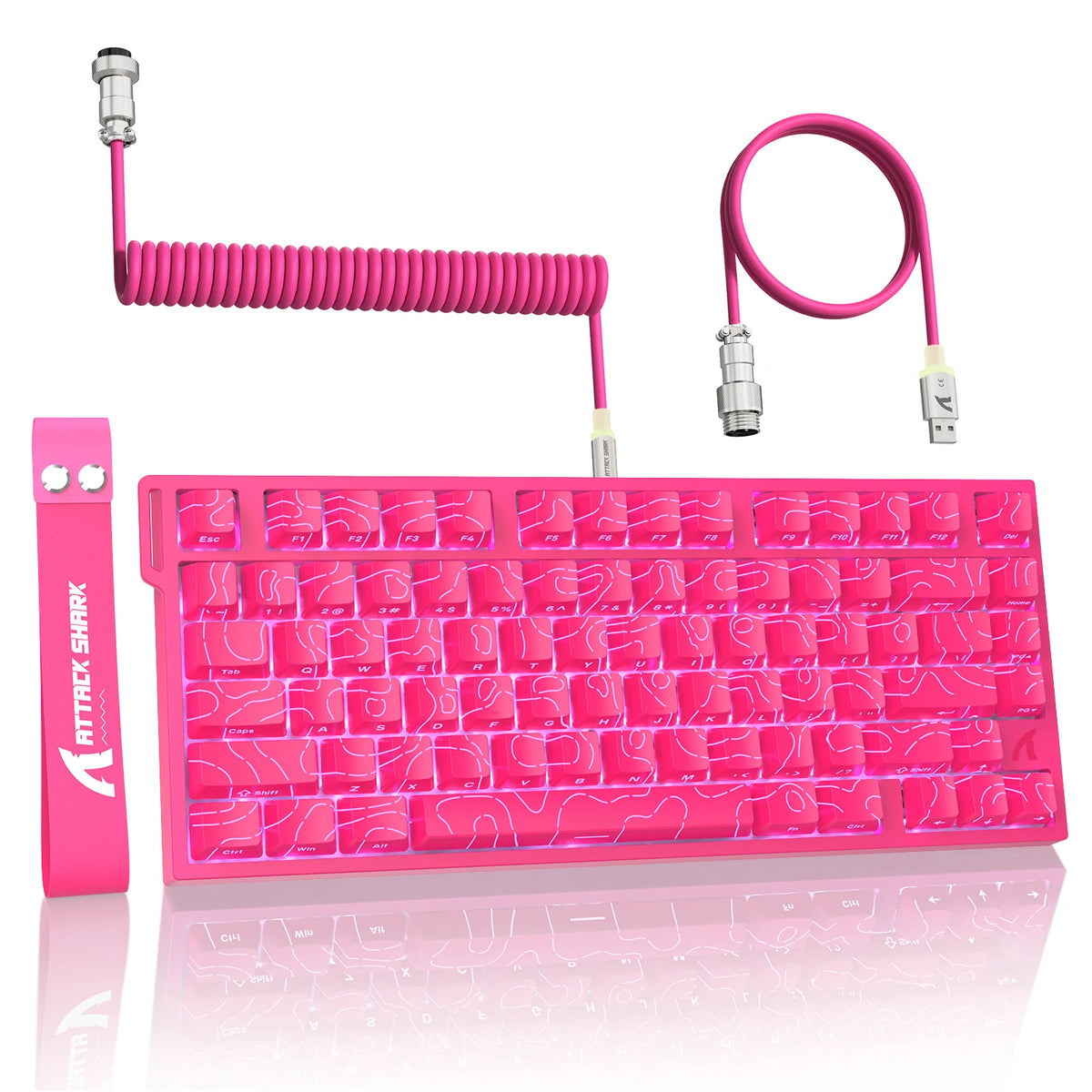 Attack Shark R82HE Wired Hall Effect Rapid Trigger Gaming Keyboard