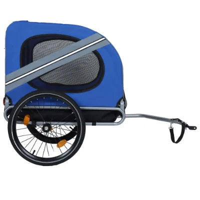 Foldable Dog Bicycle Trailer With Steel Frame for Outdoor Adventures