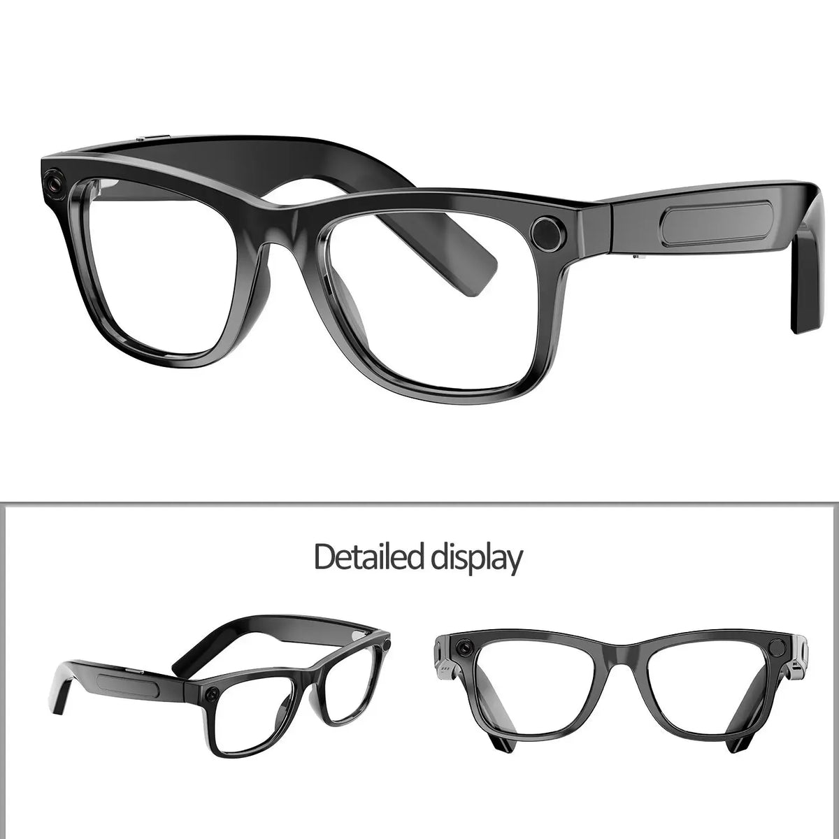 W&O 4K Camera Glasses With AI Translation And Open Ear Audio