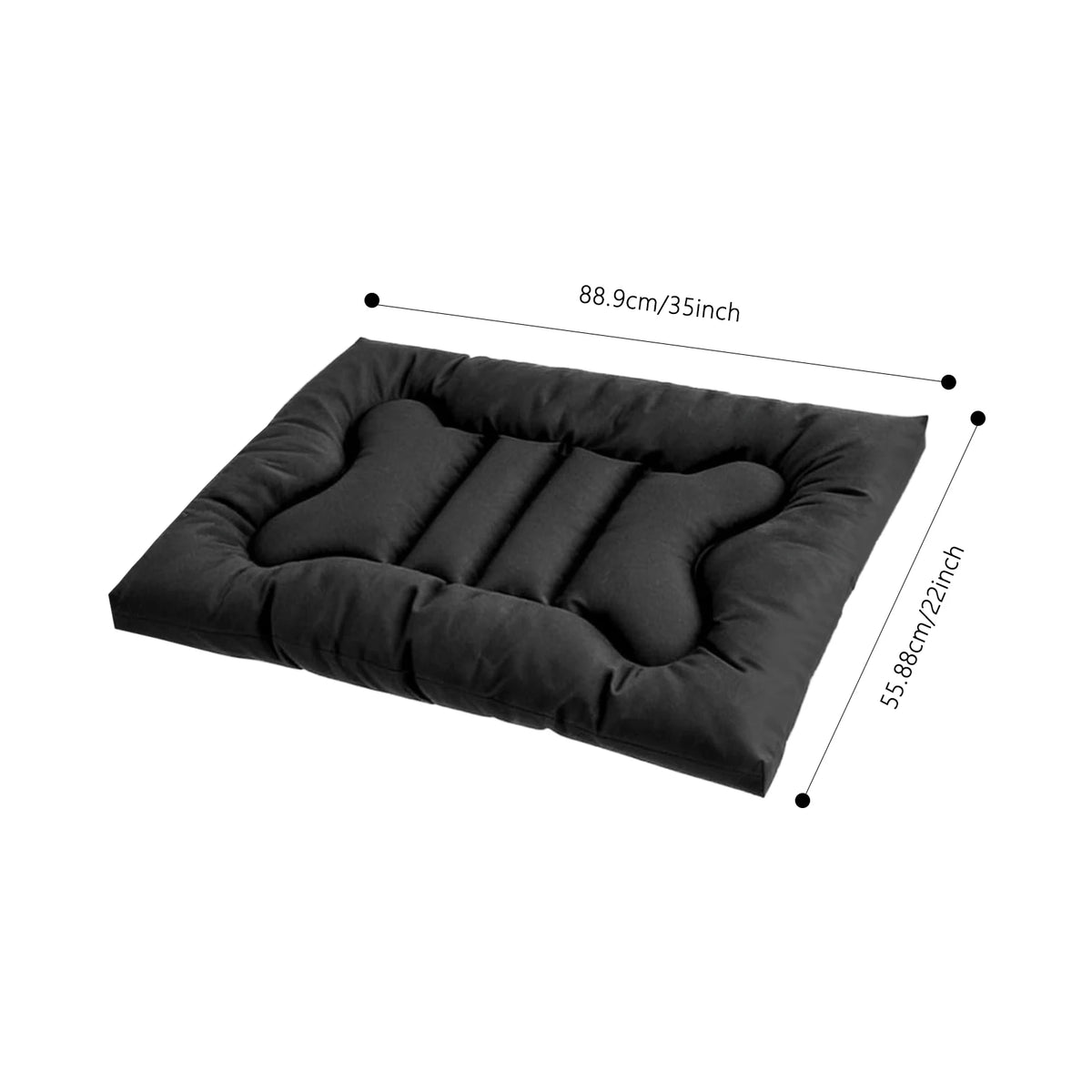 Chew Resistant Waterproof Washable Dog Bed For Tough Chewers