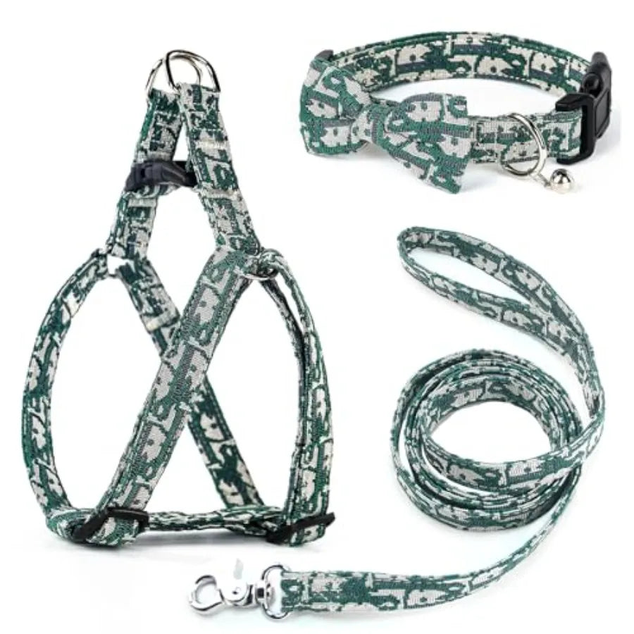 Breathable Dog Coat And Harness Set For Easy Walking
