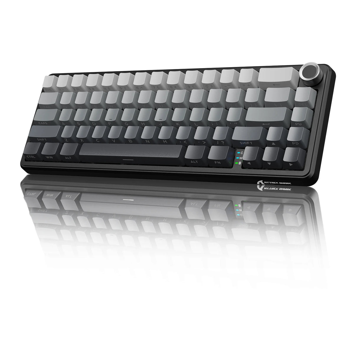 Attack Shark Wireless Mechanical Gaming Keyboard With Knob And RGB