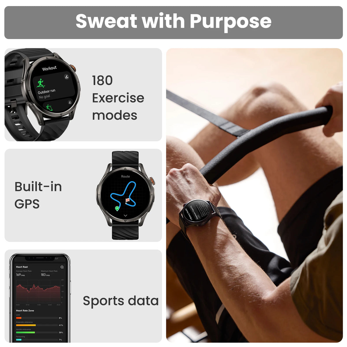 KOSPET Magic R10 GPS Smartwatch With AMOLED Dual Band GNSS