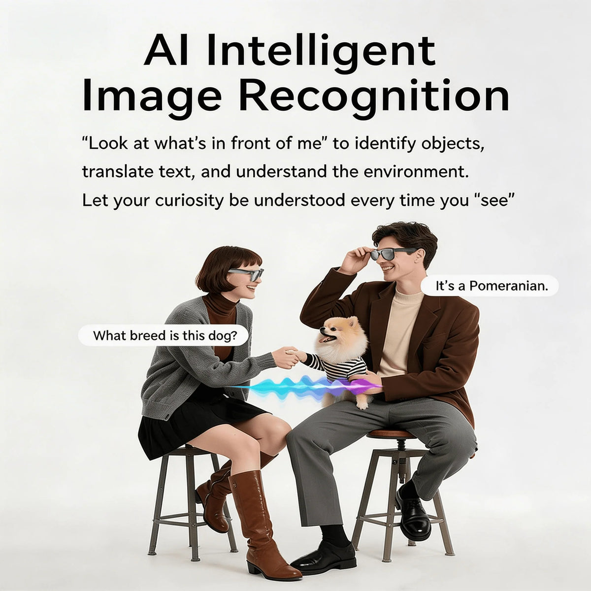 W&O 4K Camera Glasses With AI Translation And Open Ear Audio