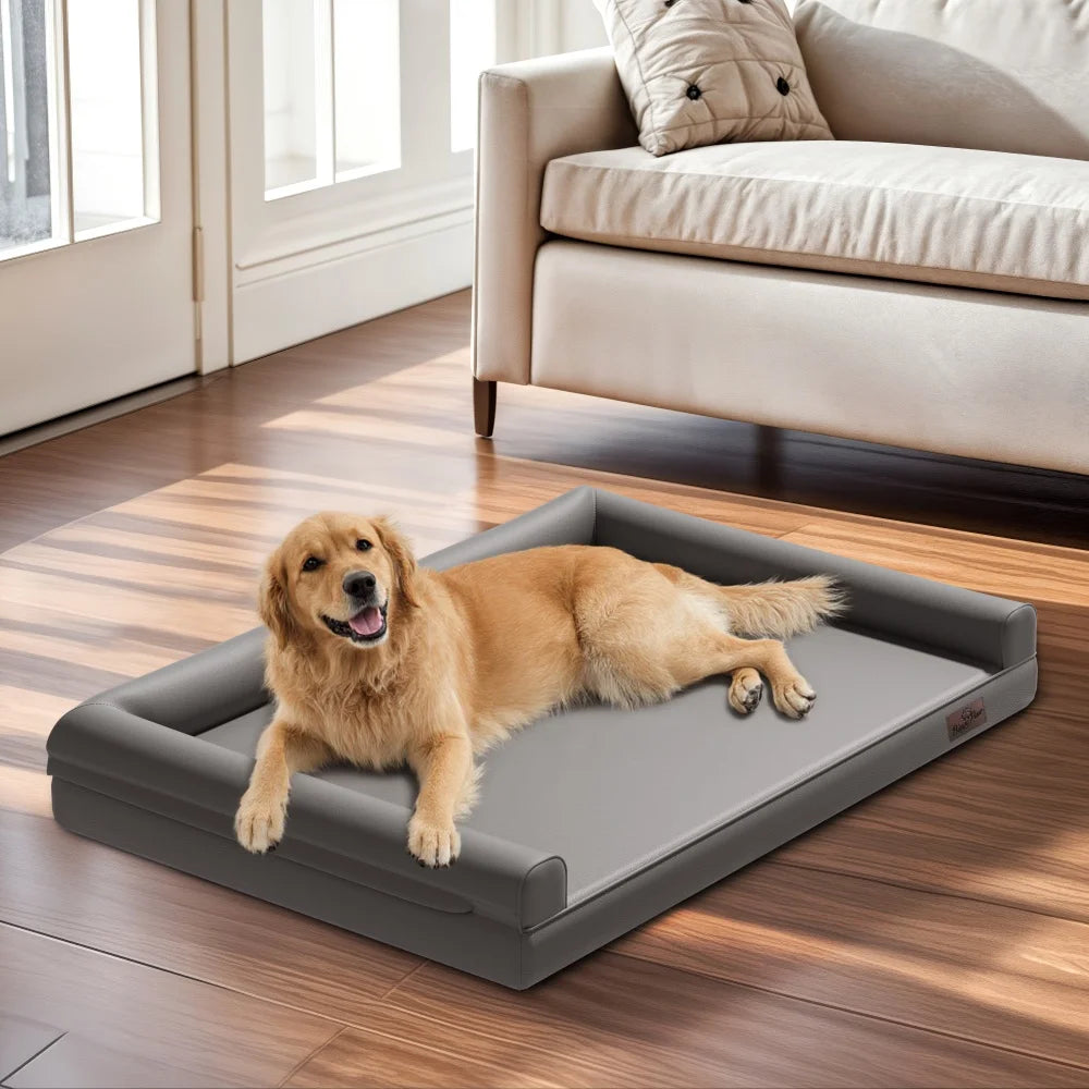 BORWART Orthopedic Dog Sofa Bed With Waterproof Removable Cover