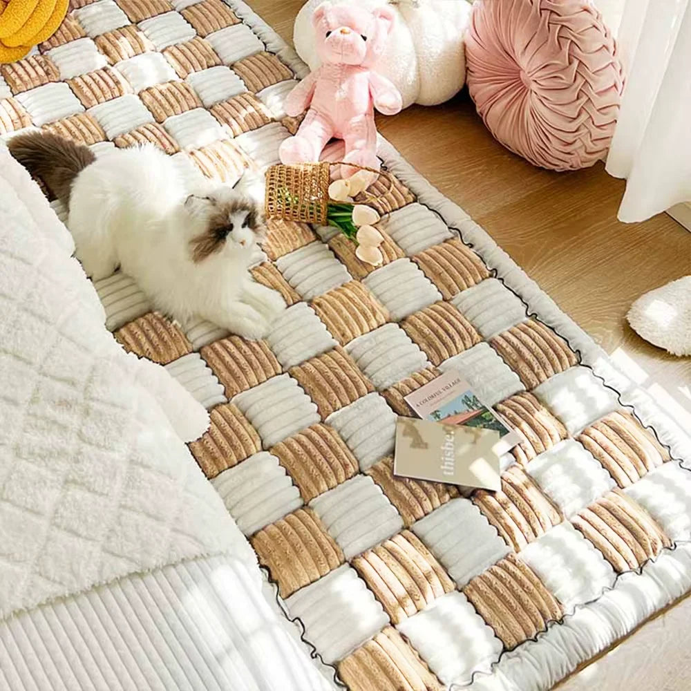 Premium Warm Pet Bed Mat For Car Seat Cover Fleece
