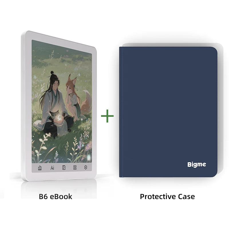 Bigme B6 Ebook Reader 4GB 64GB Android 14 36-Level Front Light