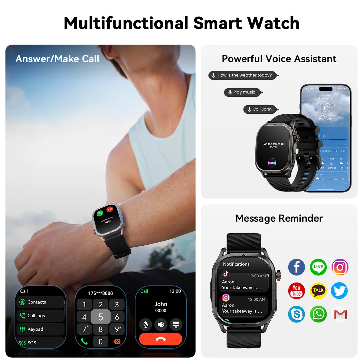 KOSPET Magic P10 GPS Smartwatch With AMOLED Sports Tracking