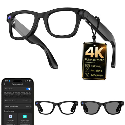 Hivisuals AI Smart Glasses With 4K Camera And Translation