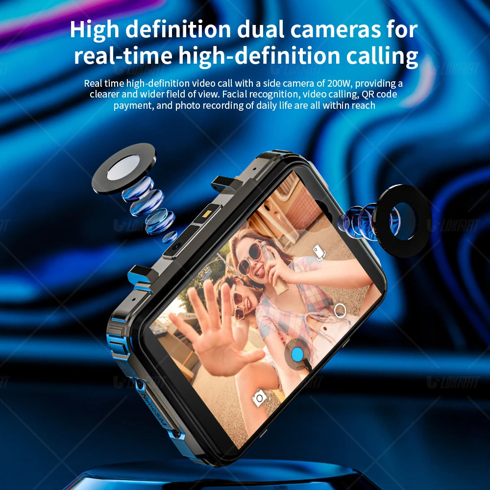 LOKMAT Android Watch Phone With 4G Calls And Dual Cameras
