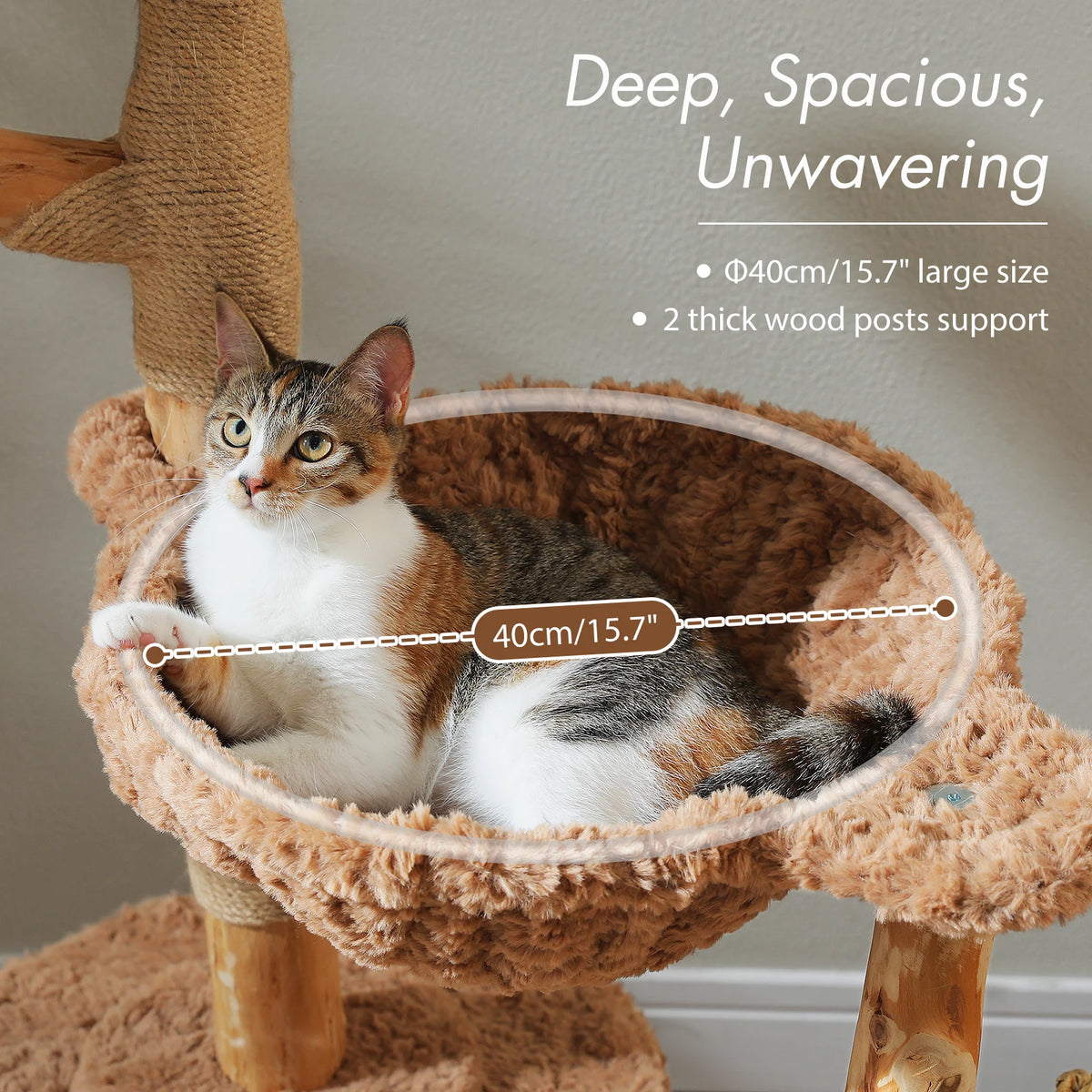 Pawz Road Multi Level Cat Condo With Sisal Scratching Posts