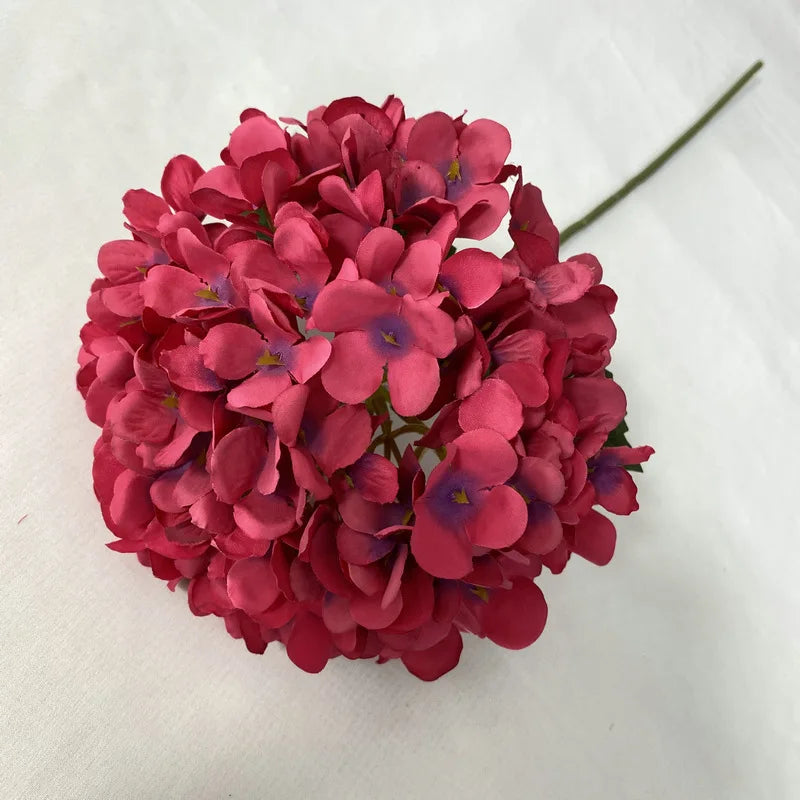 58cm Beautiful Silk Artificial Flowers Hydrangea Flower Bouquet for  2026 Party Wedding Room Table Decoration Floral Arrangement