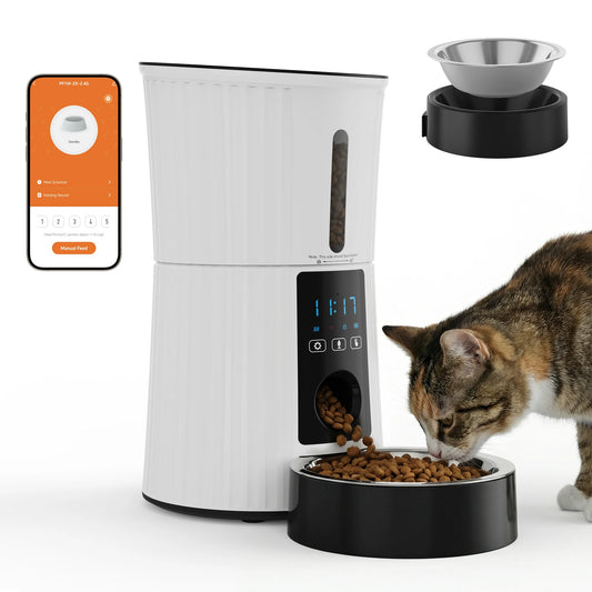 Automatic Smart Cat Feeder With Wifi App Control And Timer