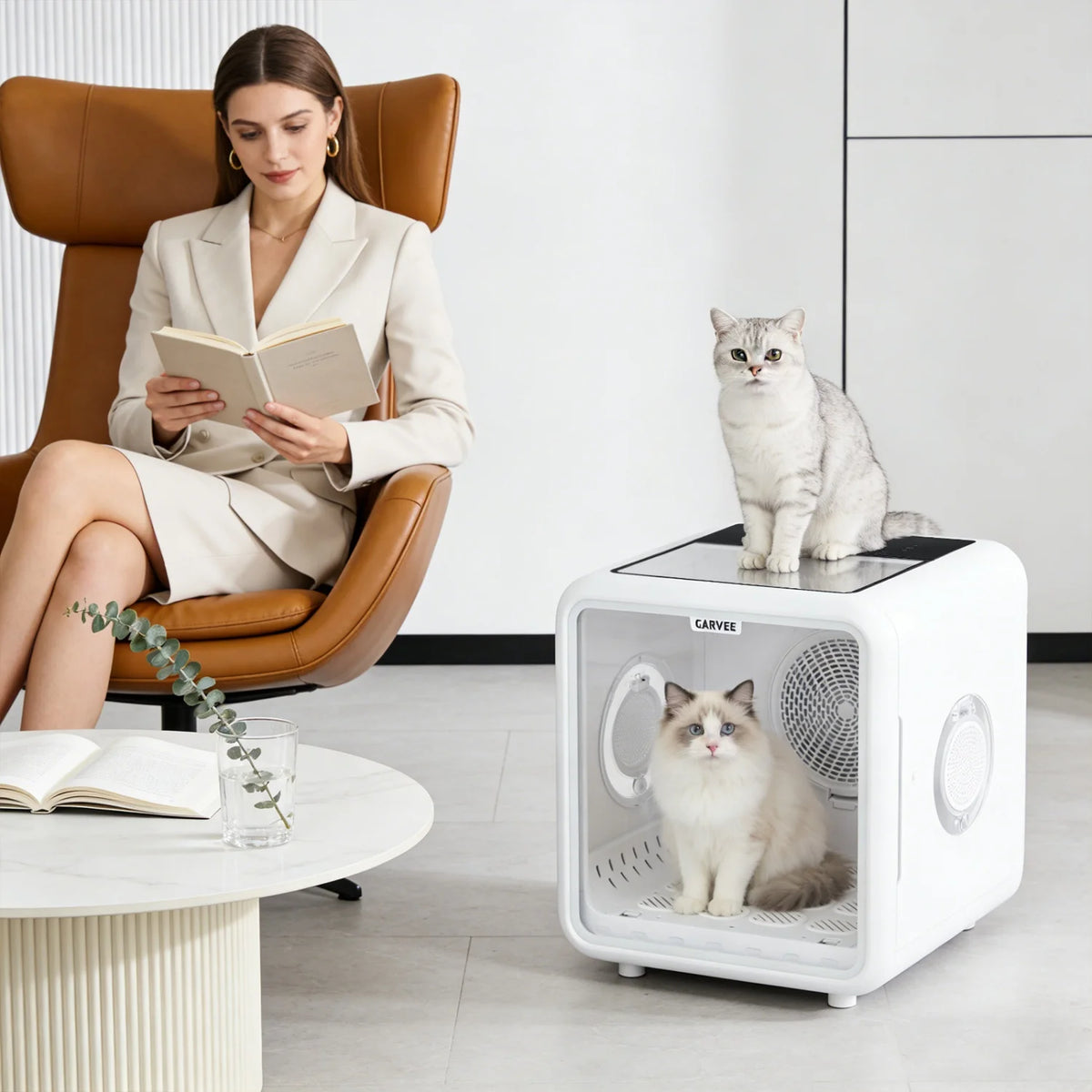 HiMISS Automatic Pet Drying Box With Quiet Smart Temperature Control