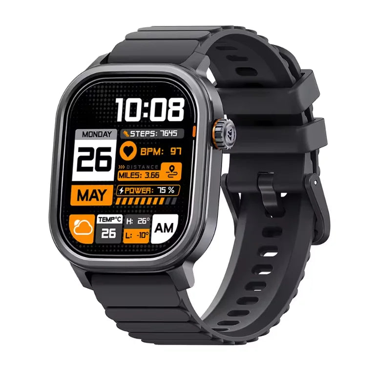 KOSPET Pulse AMOLED Smartwatch With Bluetooth Calling And Fitness Monitoring