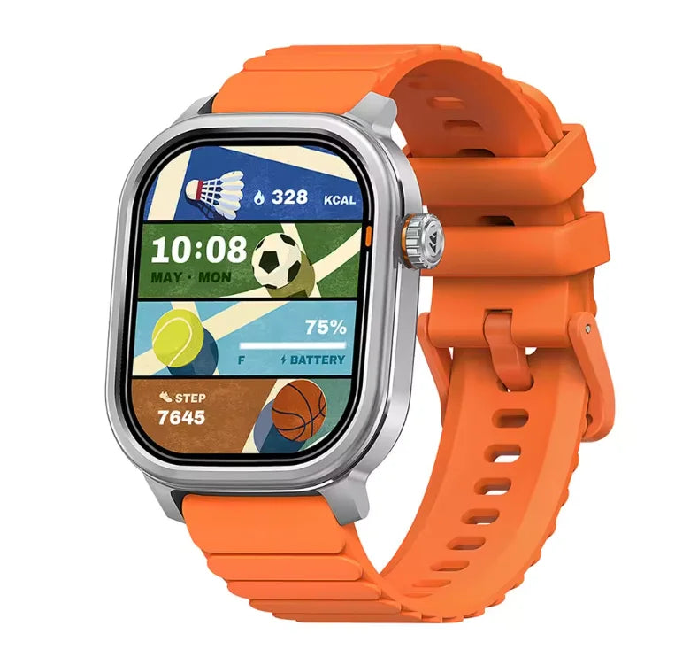 KOSPET Pulse AMOLED Smartwatch With Bluetooth Calling And Fitness Monitoring