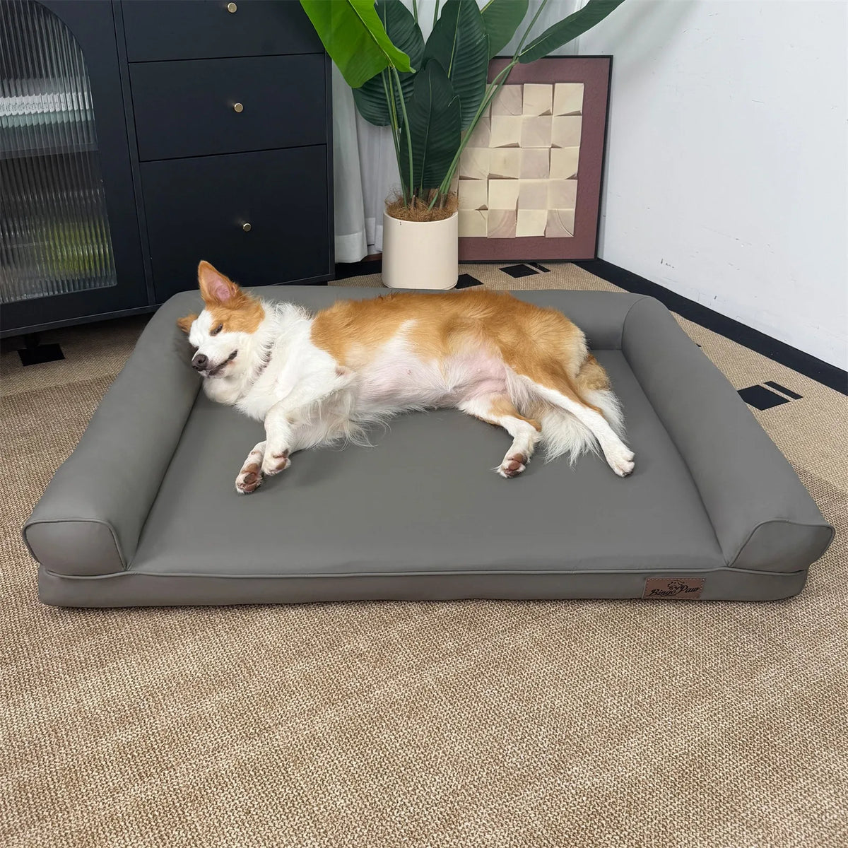 BORWART Orthopedic Dog Sofa Bed With Waterproof Removable Cover