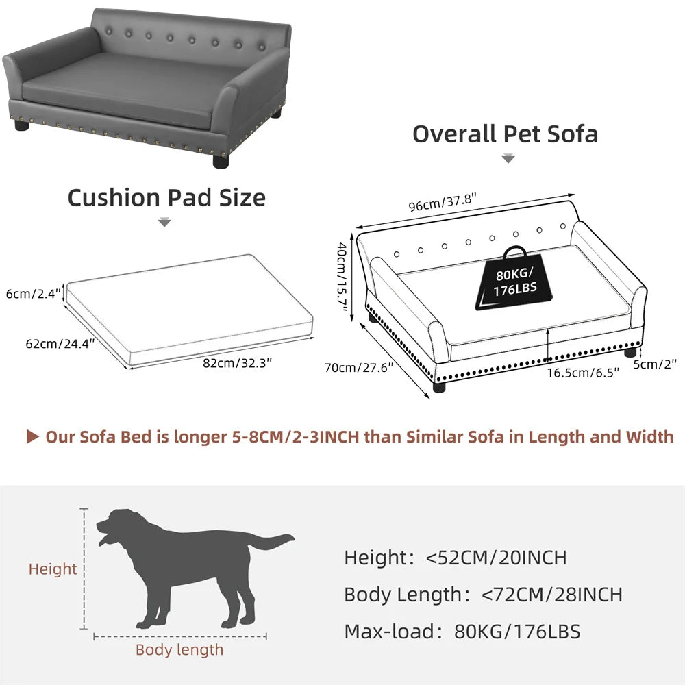 BORWART CN Heavy Duty Ultra Sofa Bed Dogs And Cats