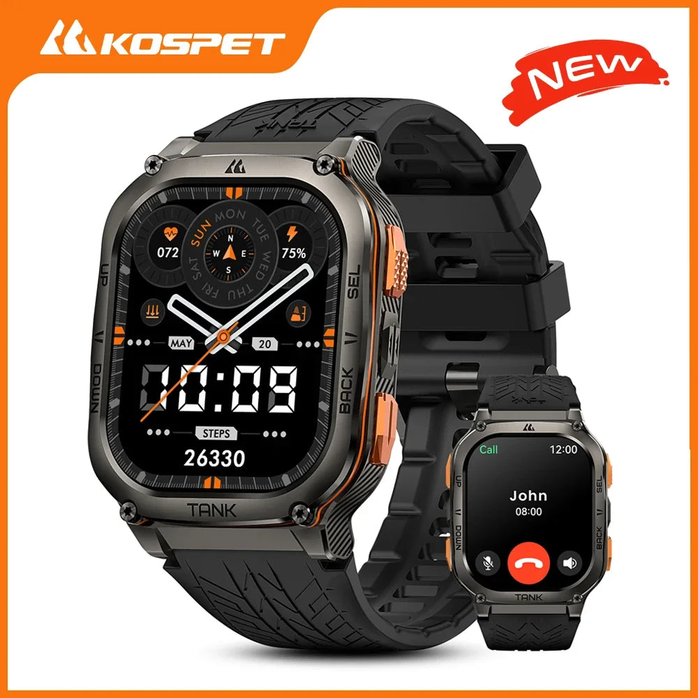 KOSPET Tank M3 Ultra GPS Waterproof Smartwatch With Bluetooth Calling