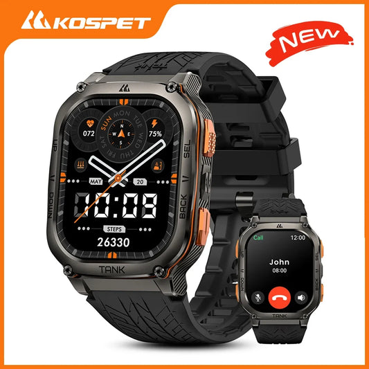 KOSPET Tank M3 Ultra GPS Waterproof Smartwatch With Bluetooth Calling