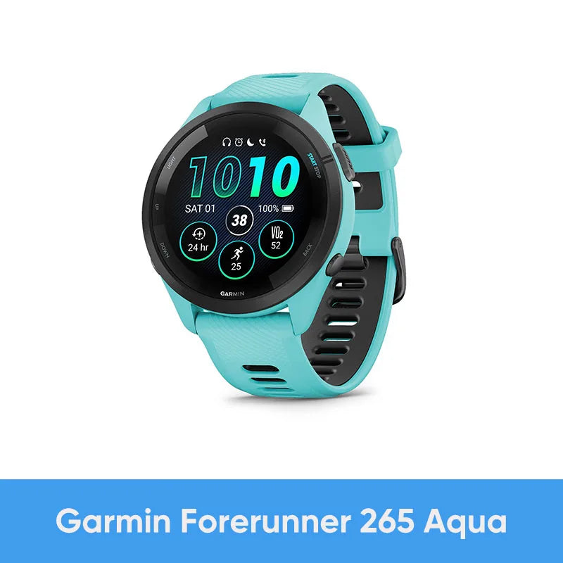 Garmin Forerunner 265 GPS Smartwatch With AMOLED Training Metrics