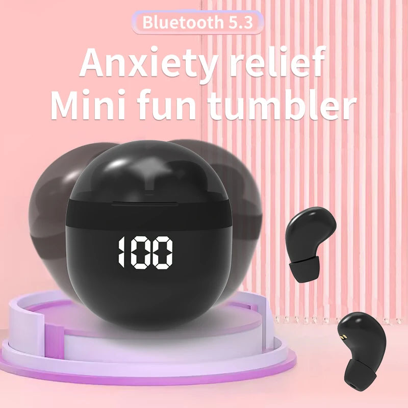 SHUKE Heavy Bass Sleep Wireless Bluetooth Headphones with Microphone