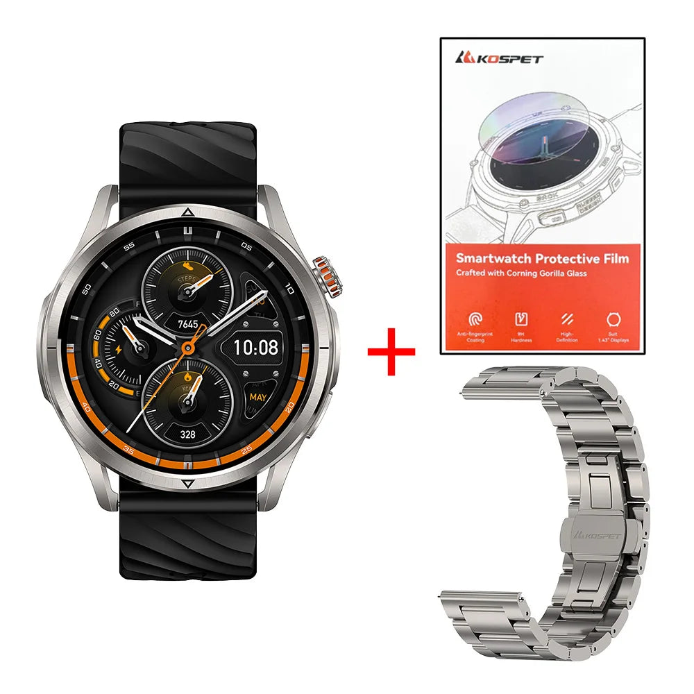 KOSPET Magic R10 GPS Smartwatch With AMOLED Dual Band GNSS