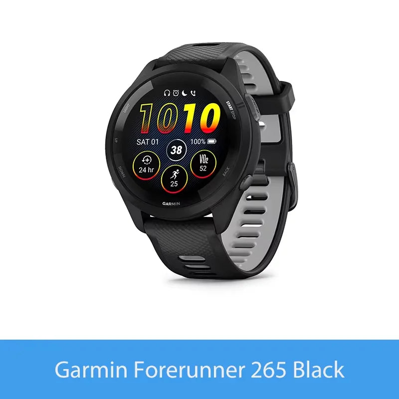 Garmin Forerunner 265 GPS Smartwatch With AMOLED Training Metrics