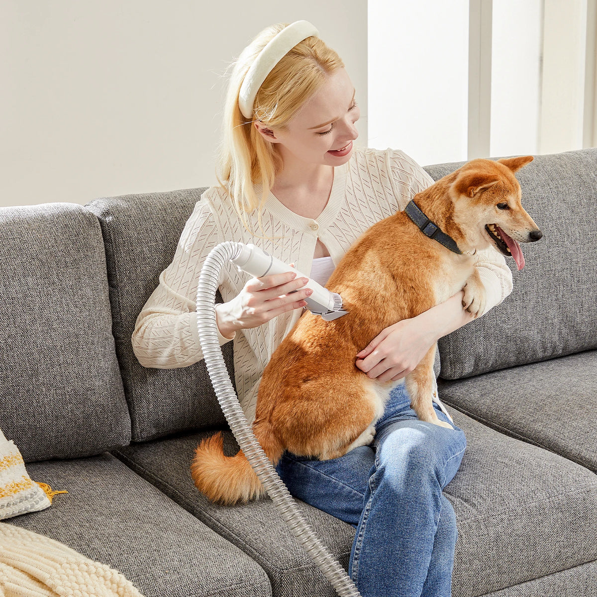 Professional Pet Grooming Vacuum Kit With 3 Suction Modes