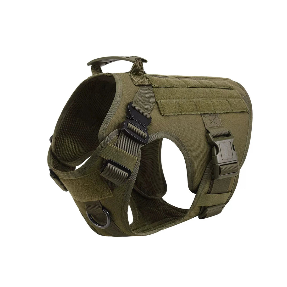 Adjustable Tactical Nylon Dog Harness With Quick Release