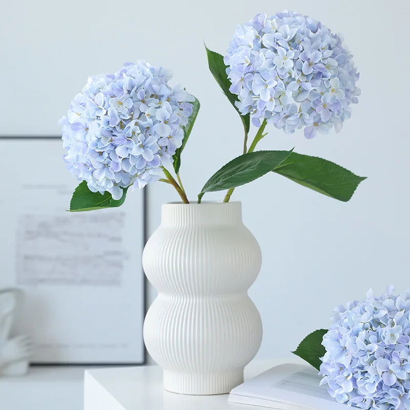 58cm Beautiful Silk Artificial Flowers Hydrangea Flower Bouquet for  2026 Party Wedding Room Table Decoration Floral Arrangement