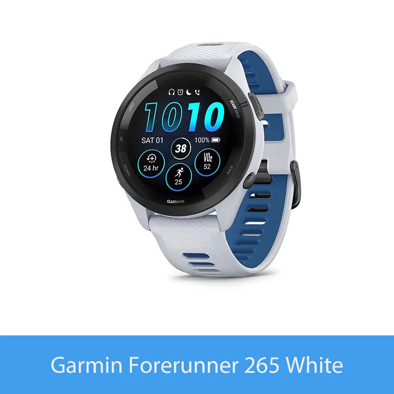 Garmin Forerunner 265 GPS Smartwatch With AMOLED Training Metrics