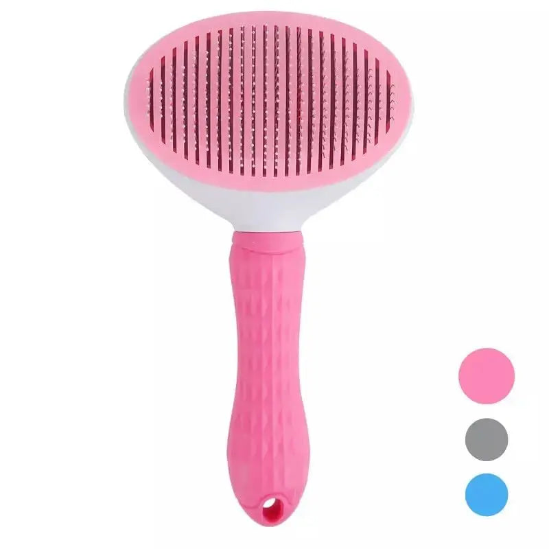 Non Slip Pet Grooming Brush ABS Plastic Easy Clean Ergonomic