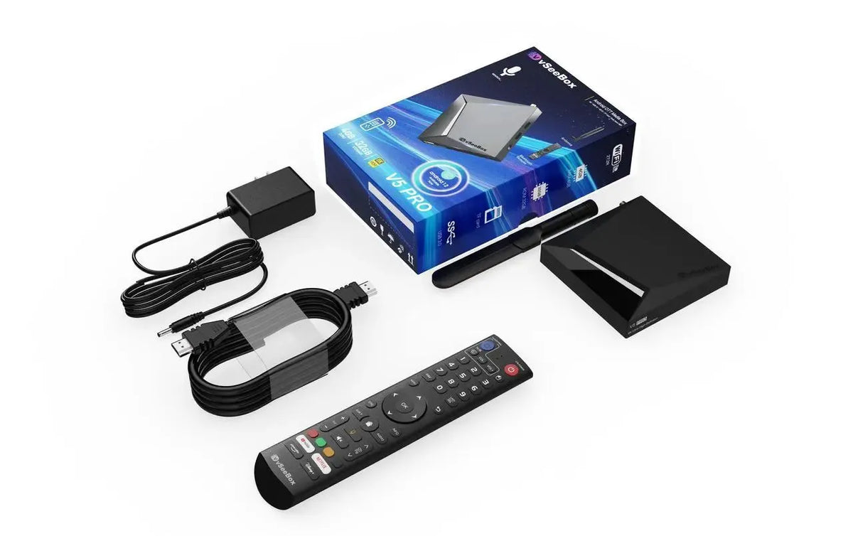 Android TV Streaming Media Box With Voice Control Support