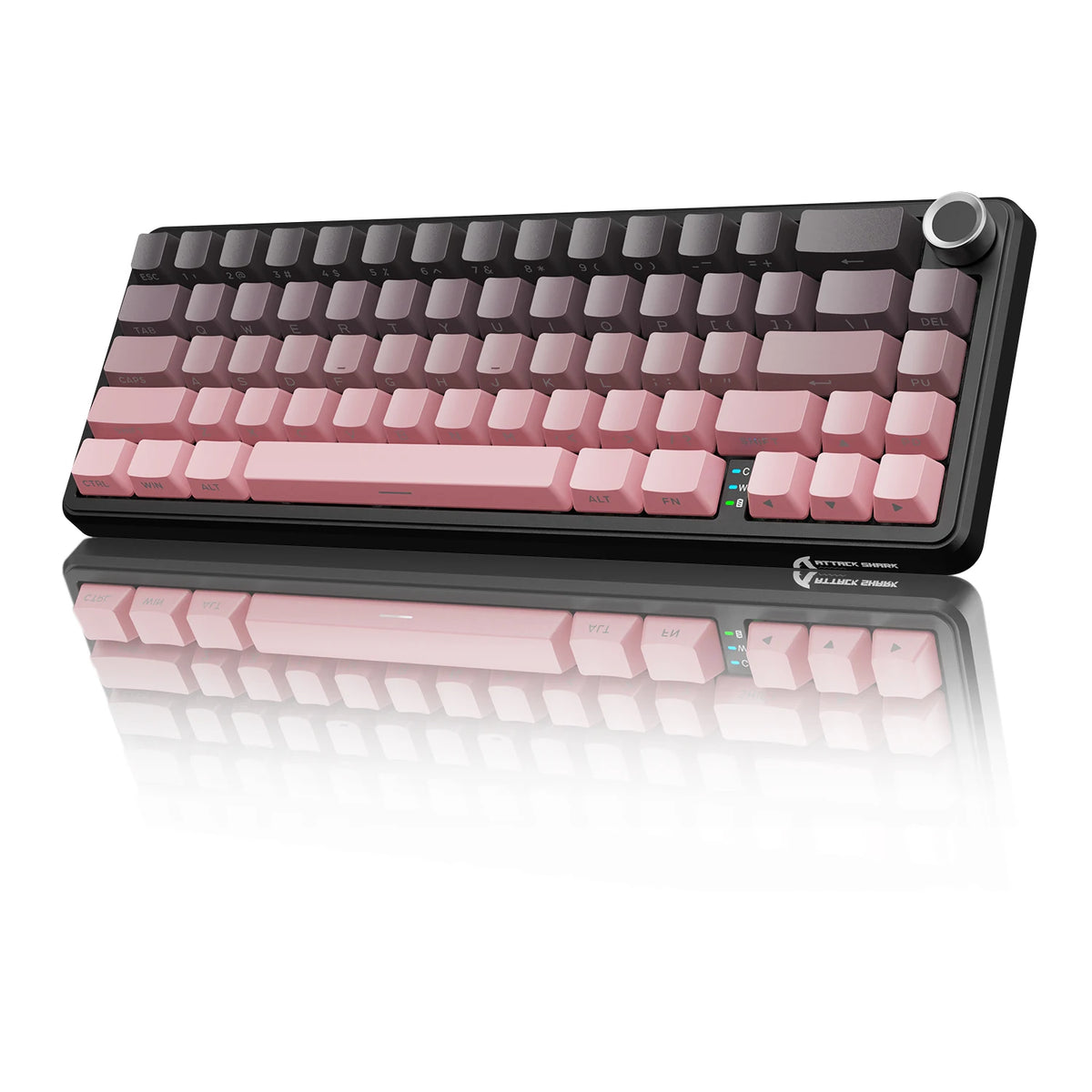 Attack Shark Wireless Mechanical Gaming Keyboard With Knob And RGB