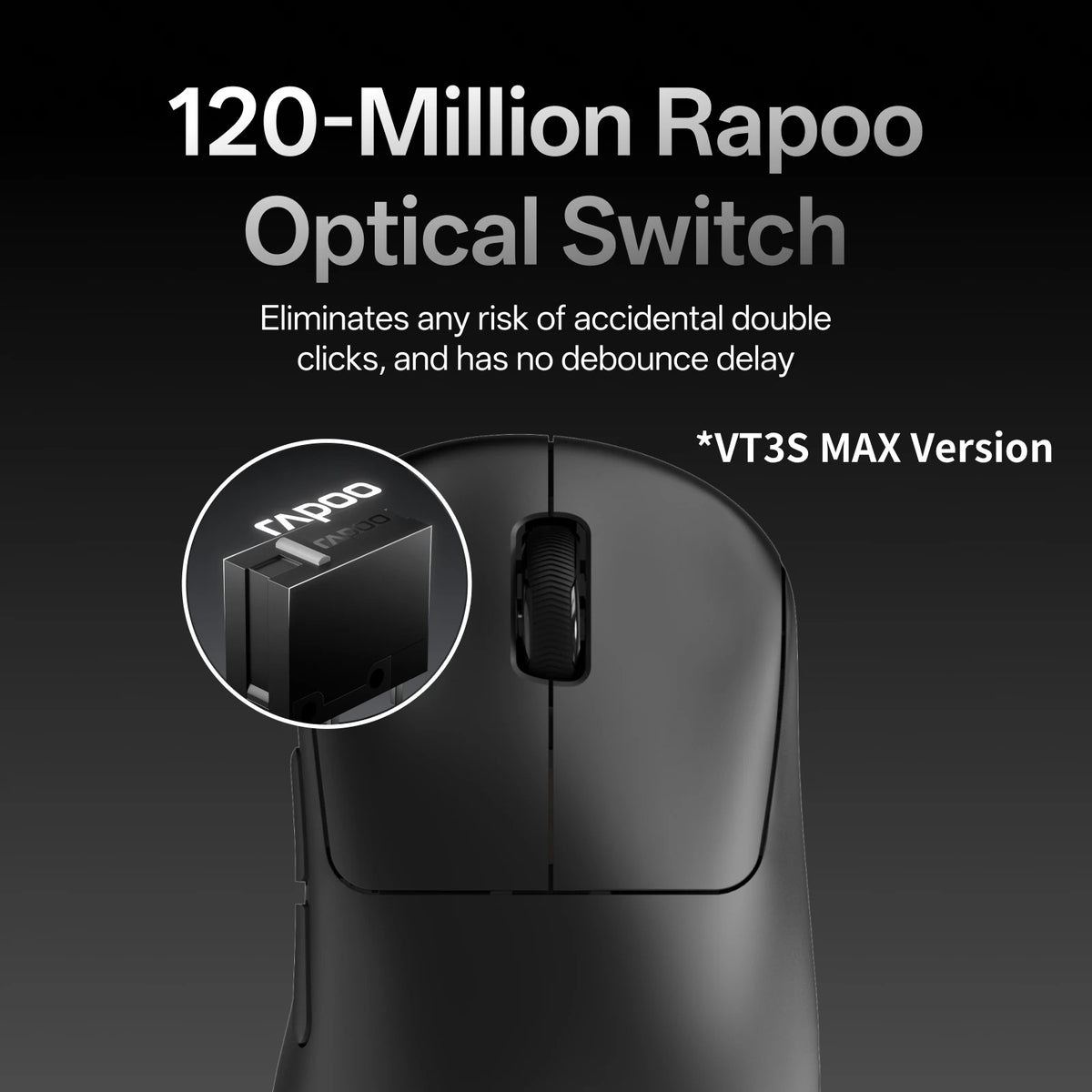 Rapoo VT3S Max Wireless Gaming Mouse With 30K DPI Sensor