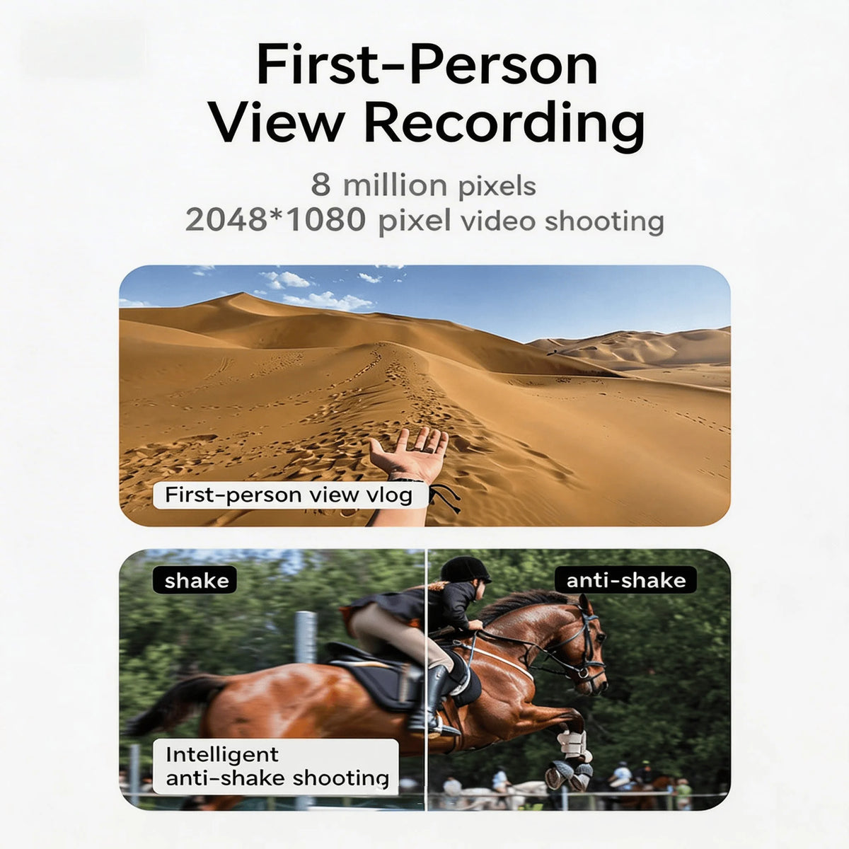 W&O 4K Camera Glasses With AI Translation And Open Ear Audio