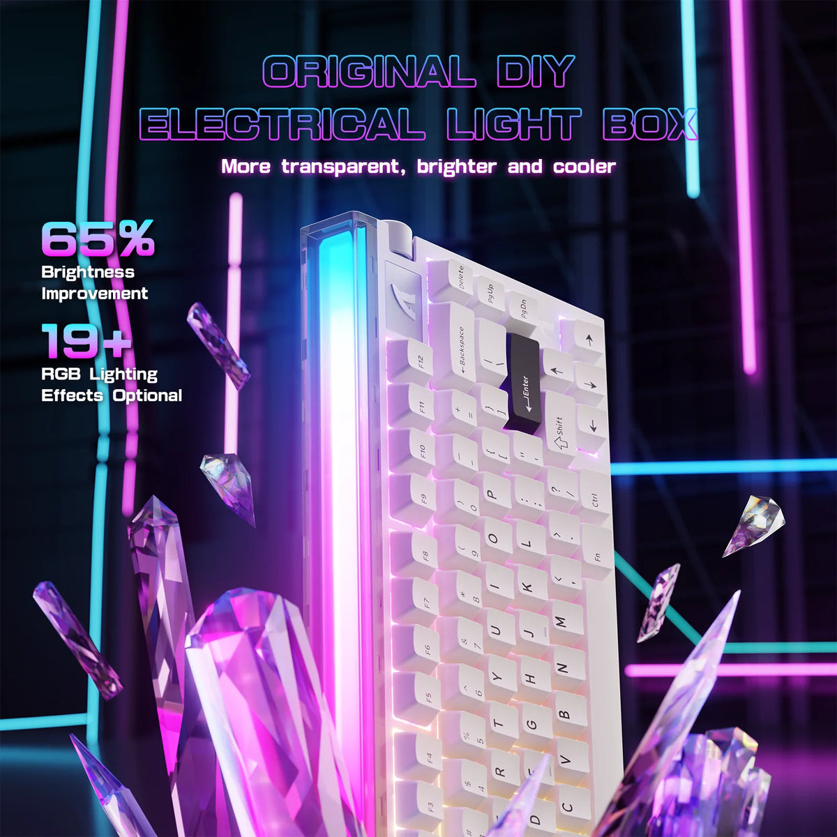 Attack Shark R85HE Hall Effect Rapid Trigger RGB Gaming Keyboard