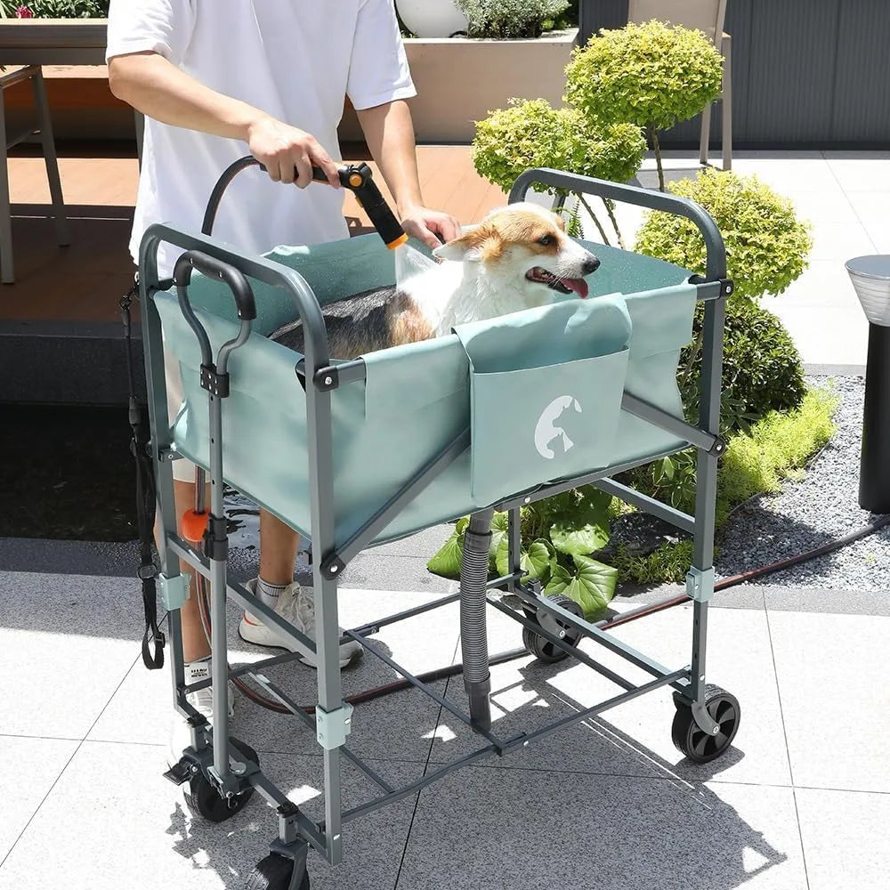Garvee Portable Pet Grooming Bath Frame With Breathable Mesh