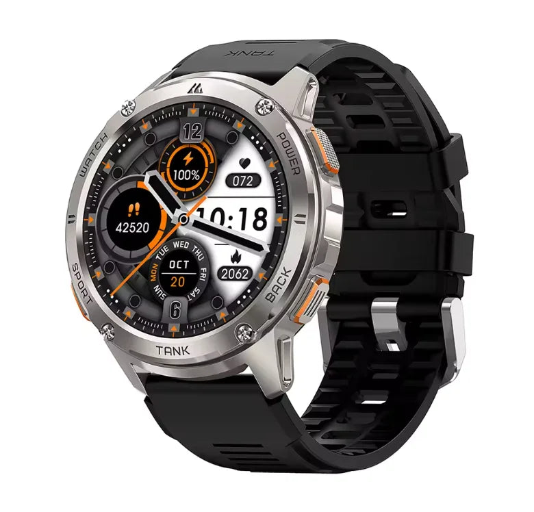 KOSPET Tank T3 AMOLED Smartwatch With Bluetooth Calling Fitness Tracking
